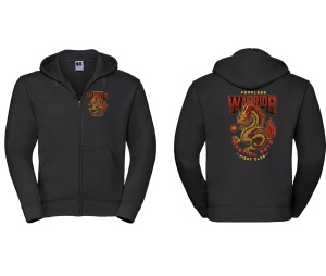 Sweatjacke mit Kapuze Fearless Warrior