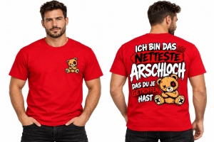 T-Shirt Ich bin das netteste Arschloch T-Shirt Ich bin das netteste Arschloch