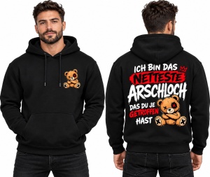 Kapusweatshirt Ich bin das netteste Arschloch