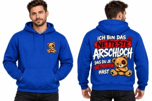 Kapusweatshirt Ich bin das netteste Arschloch