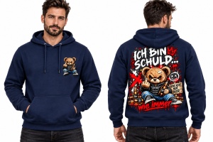 Kapusweatshirt Ich bin schuld