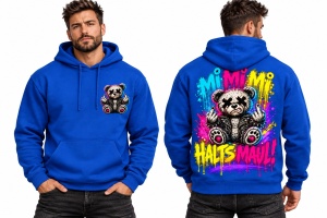 Kapusweatshirt Mi Mi Mi Halts Maul