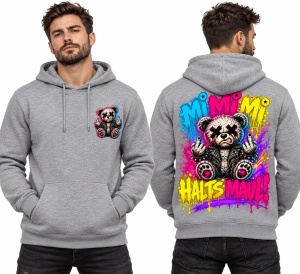 Kapusweatshirt Mi Mi Mi Halts Maul