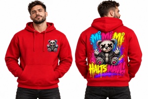 Kapusweatshirt Mi Mi Mi Halts Maul