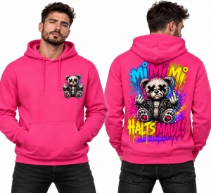 Kapusweatshirt Mi Mi Mi Halts Maul