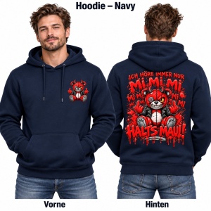 Kapusweatshirt Mi Mi Mi Halts Maul