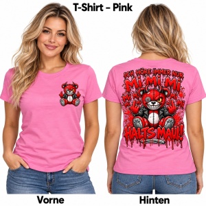 Damen Shirt Mi Mi Mi Halts Maul