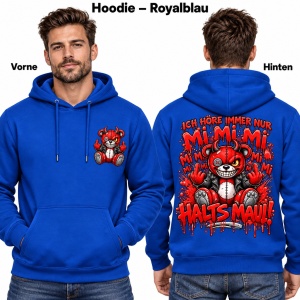 Kapusweatshirt Mi Mi Mi Halts Maul