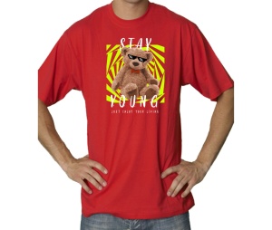 T-Shirt Teddybär Stay Young