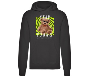 Kapusweatshirt Teddybär Stay Young