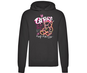 Kapusweatshirt Teddybär On Fire