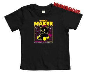 Baby Shirt Teddybär Trouble Maker