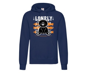 Kapusweatshirt Teddybär Lonely