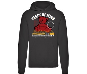 Kapusweatshirt Teddybär Peace Of Mind