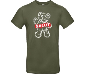 T-Shirt Teddybär Salut