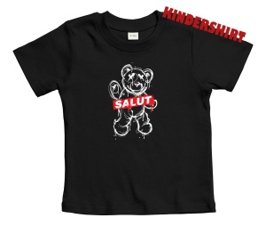 Baby Shirt Teddybär Salut