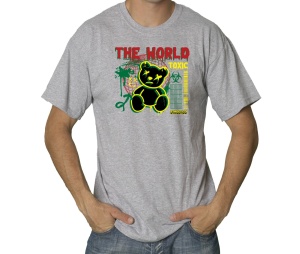 T-Shirt Teddybär The World