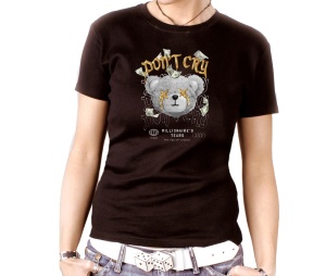 Damen Shirt Teddybär Dont Cry