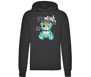 Kapusweatshirt Teddybär Its Worth