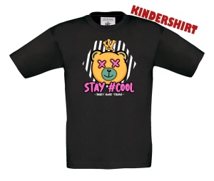 Kinder Shirt Teddybär Stay Cool