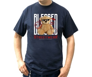 T-Shirt Teddybär Blessed Streetwear
