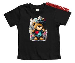 Baby Shirt Teddybär Herz