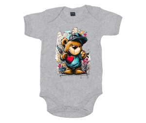 Baby Body Teddybär Herz