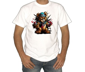 T-Shirt Teddybär Graffiti