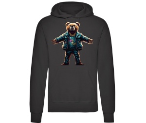 Kapusweatshirt Teddybär