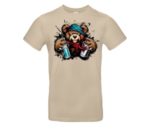 T-Shirt Teddybär Graffiti
