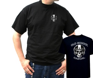 T-Shirt Biker Old School Casual