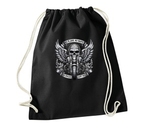 Stringbag Turnbeutel Biker No Plans No Maps
