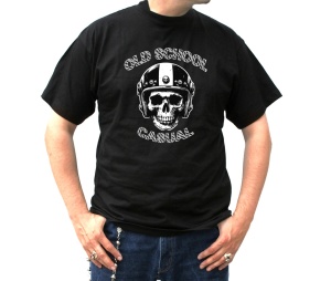 T-Shirt Biker Old School Casual