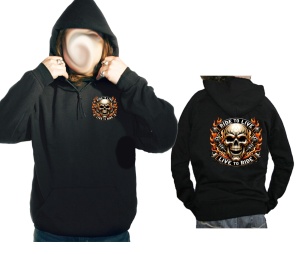 Kapusweatshirt Biker RideTo Live