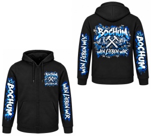 Sweatjacke mit Kapuze Bochum Wen wir lieben