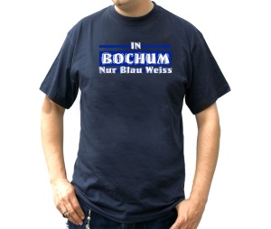 T-Shirt In Bochum nur blau weiss