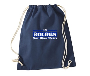 Stringbag Turnbeutel In Bochum nur blau weiss