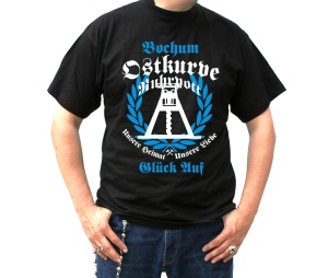 T-Shirt Bochum Ostkurve Ruhrpott Glück Auf