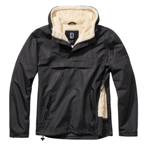 Windbreaker Sherpa schwarz