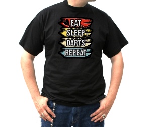 T-Shirt Eat Sleep Darts Repeat