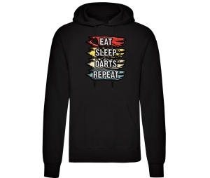 Kapusweatshirt Eat Sleep Darts Repeat