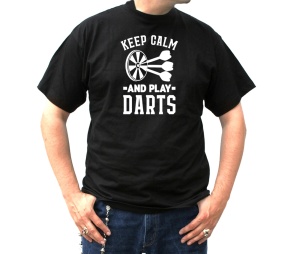 T-Shirt Keep Calm And Play Darts