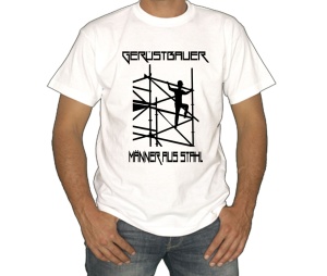 T-Shirt Gerüstbauer Männer aus Stahl