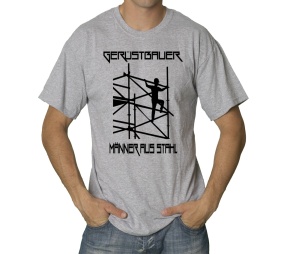 T-Shirt Gerüstbauer Männer aus Stahl