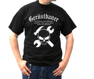 T-Shirt Gerüstbauer Am Anfang waren Himmel und Erde