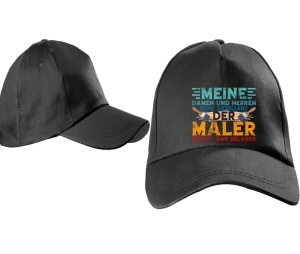 Basecap Der Maler betritt das Gelände