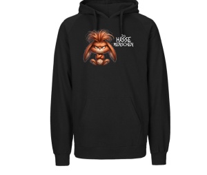 Kapusweatshirt Ich hasse Menschen Hase