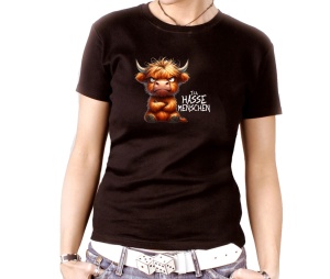 Damen Shirt Ich hasse Menschen Stier