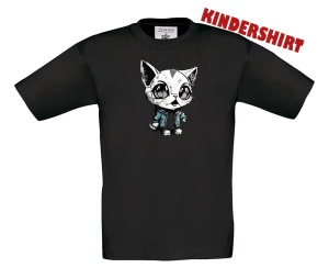 Kinder Shirt Katze