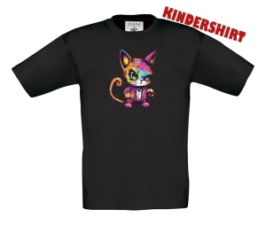 Kinder Shirt Katze